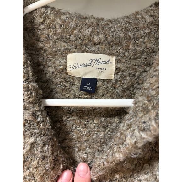 Universal Thread Marbled Boucle Sweater Cropped with Collar - Picture 4 of 4